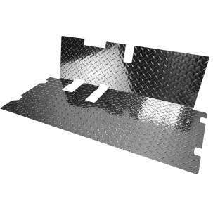 Floor Mat-EZGO RXV Diamond Plate Polished