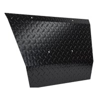 Front Shock Cover-EZGO TXT Diamond Plate Black