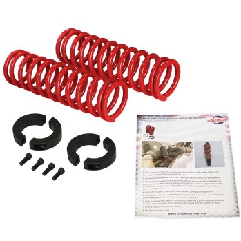 Heavy Duty Rear Coil Springs (Red)-Yamaha G14-G29