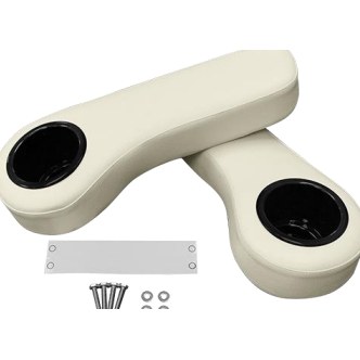 Armrests-Pure White W / Cupholder (SET OF 2)
