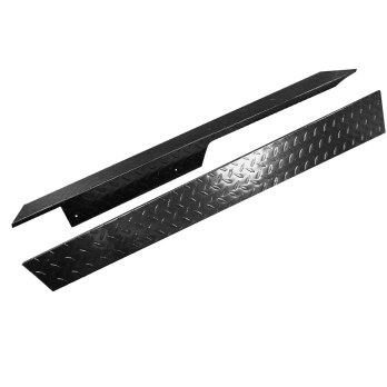 Rocker Panels-Club Car Tempo Diamond Plate Black (SET OF 2)